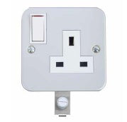 Shell Scheme Electrical Socket (3 Pin – UK standard) - single