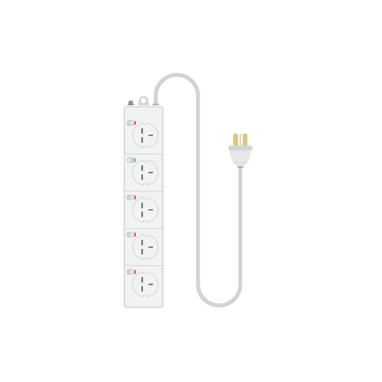 Shell Scheme Extension Cord