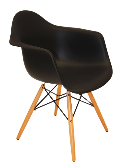 EAMES TUB CHAIR - WOODEN LEGS