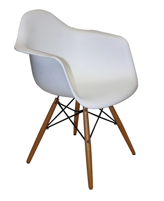 EAMES TUB CHAIR - WOODEN LEGS