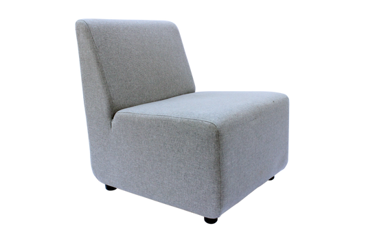 LOUNGE CHAIR - GRAY FABRIC